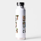 Best Dad Ever | Photo Collage Placeholder Template ウォーターボトル (左面)