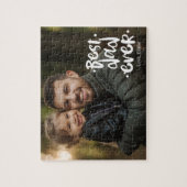 Best Dad ever Photo Father's Day Gift Daughter ジグソーパズル (縦)