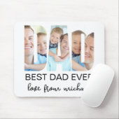 Best Dad Ever Photo Letter マウスパッド (マウス)