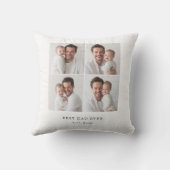 Best Dad Ever Photo | Personalized Father’s Day クッション (裏面)
