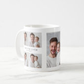 Best Dad Ever Photo | Personalized Father’s Day コーヒーマグカップ (正面左)