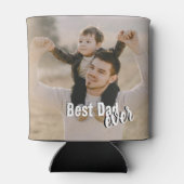 Best Dad Ever Photo Photo 缶クーラー (裏面)