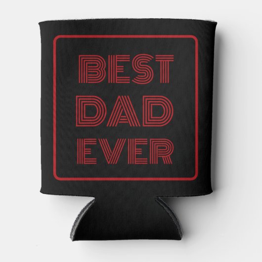 Best Dad Ever Script Custom 缶クーラー (正面)
