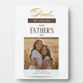Best Dad Ever We Love You Fathers Day フォトプラーク (正面)