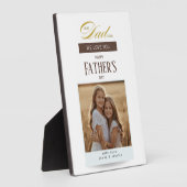 Best Dad Ever We Love You Fathers Day フォトプラーク (側面)