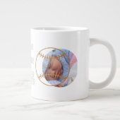 Best Dad Father Protector Hero Teacher Provider ジャンボコーヒーマグカップ (右)