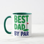 Best Dad Golf Mug | Funny Golf Gift Dad マグカップ (左)