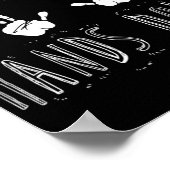 Best Dad Hands Down Fathers D  ポスター (角)