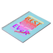 Best Dad in the galaxy ever ノートブック (左側)