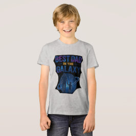 Best Dad in the Galaxy – Father and Son Earth トライブレンドTシャツ