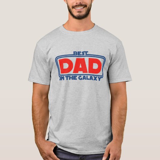 Best Dad in the Galaxy Tシャツ (正面)