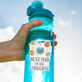 Best Dad in The Universe Funny Quote Fathers Day シール