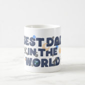 best dad in the world コーヒーマグカップ (中央)