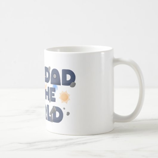 best dad in the world コーヒーマグカップ (右)