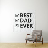 Best dad in the world, fathers day gift タペストリー (インサイチュ)