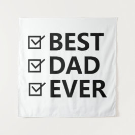 Best dad in the world, fathers day gift タペストリー