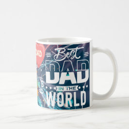 Best Dad Love Dad, Father's Day, Dad Gift コーヒーマグカップ