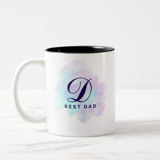 Best dad mug ツートーンマグカップ (左)