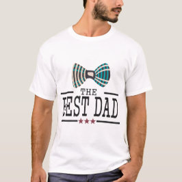 best_dad_noeud_papillon_famille_papa_humour_904_u tシャツ