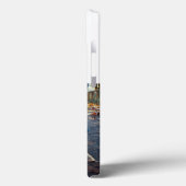 Best Dad photo blue 3d text Case-Mate iPhoneケース (裏面 / 左)