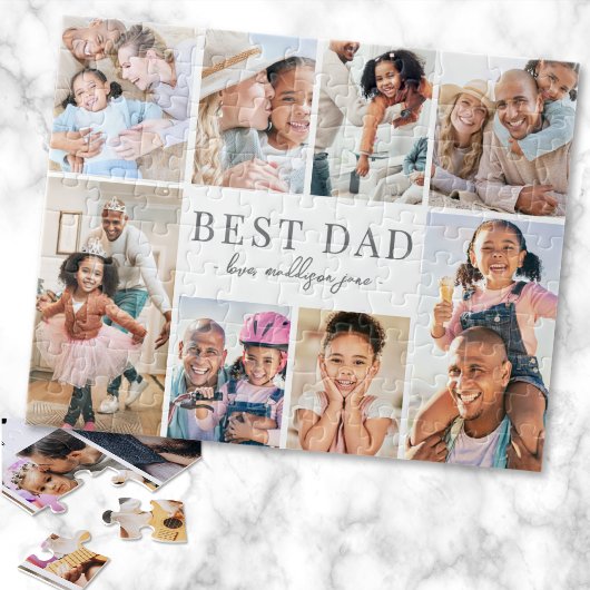 Best Dad Photo Collage ジグソーパズル
