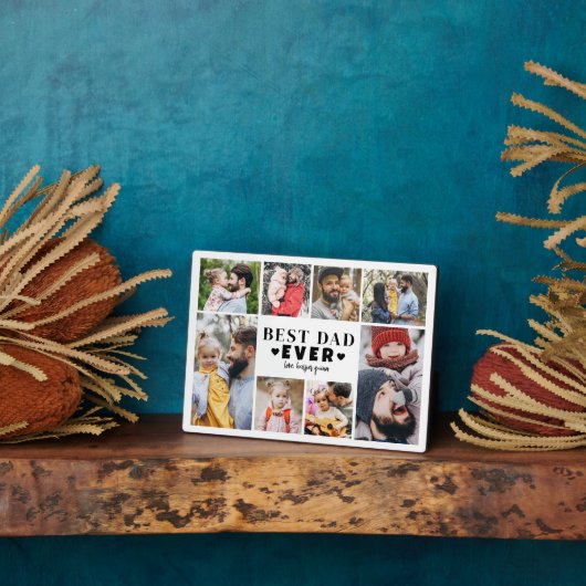 Best Dad Photo Collage フォトプラーク (側面)