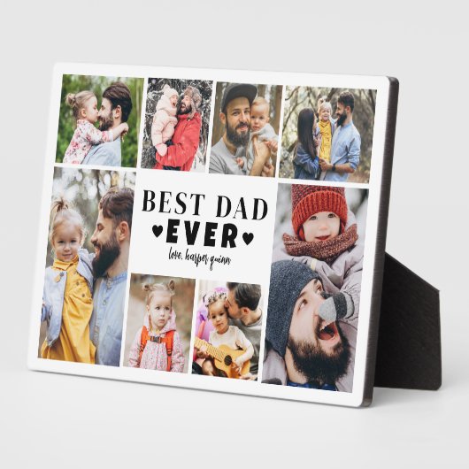 Best Dad Photo Collage フォトプラーク (側面)