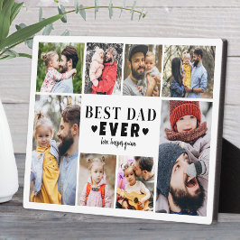 Best Dad Photo Collage フォトプラーク