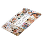 Best Dad Photo Collage マグネット (左側)
