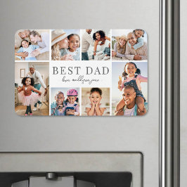 Best Dad Photo Collage マグネット