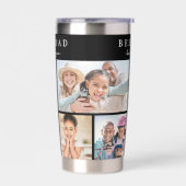 Best Dad Photo Collage 保温保冷タンブラー (左面)