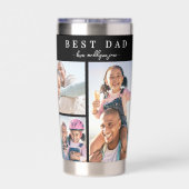 Best Dad Photo Collage 保温保冷タンブラー (背面)