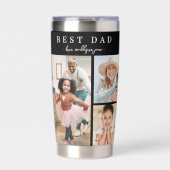 Best Dad Photo Collage 保温保冷タンブラー (正面)