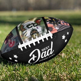 Best Dad Photo Collage Football アメリカンフットボール