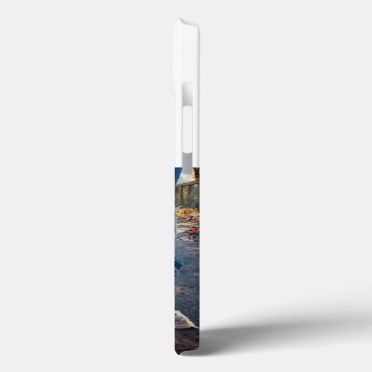 Best Dad photo dark blue 3d text Case-Mate iPhoneケース (裏面 / 左)