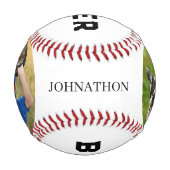 Best Dad Photo Personalized Baseball 野球ボール (裏面)
