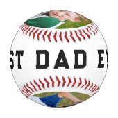Best Dad Photo Personalized Baseball 野球ボール (正面)