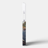 Best Dad photo sea blue 3d text Case-Mate iPhoneケース (裏面 / 左)