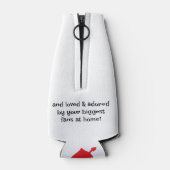 Best Dad, Rockstar, Custom Daddy Gift For Summer, ボトルクーラー (裏面)