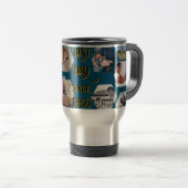 "Best Dad Since" fotos y fecha personalizable トラベルマグ (正面右)