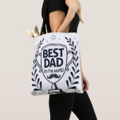 Best Dad Trophy Design – Father’s Day Gift トートバッグ (クローズアップ)