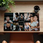 Best Daddy Ever | Father's Day 8 Photo Collage デスクマット<br><div class="desc">Transform your father's workspace into a gallery of cherished memories with our Best Daddy Ever Photo Collage Desk Mat. This special, personalized gift is ideal for Father's Day, birthdays, or any occasion to celebrate your dad's unwavering love and support. Our desk mat features a simple yet elegant photo collage grid,...</div>