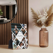 Best Daddy Ever Modern Photo Collage Gift Keepsake フォトプラーク