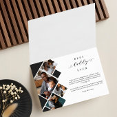 Best Daddy Ever Modern Photo Collage Personalized カード