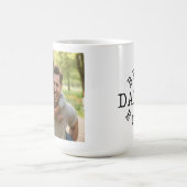 Best Daddy Ever Personalizado コーヒーマグカップ (中央)