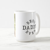Best Daddy Ever Personalizado コーヒーマグカップ (正面右)