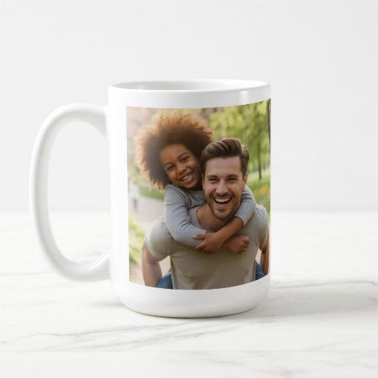 Best Daddy Ever Personalizado コーヒーマグカップ (左)