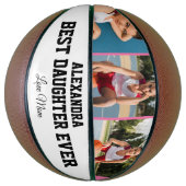 Best Daughter Ever Valentines Day From Mom Sports バスケットボール (縦)