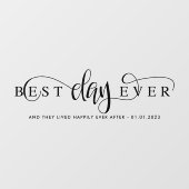 Best day ever Car ウィンドウサイン (シート)