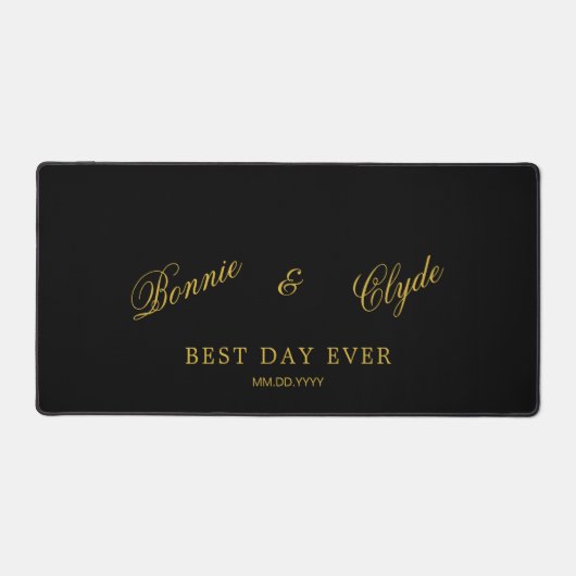 Best Day Ever Cheerful Modern Workspace Style デスクマット (正面)